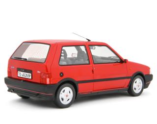 Fiat Uno Turbo i.e. 1.4 1990 ROSSO Laudoracing 1:18 Resinemodell (Türen, Motorhaube... nicht zu öffnen!)
